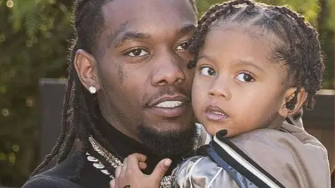 Offset y su hijo Kody