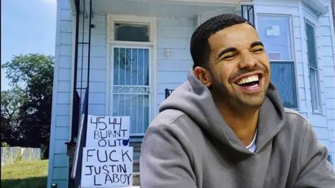 Drake y la casa de infancia de Kanye West