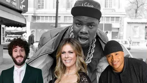 Lil Dicky, LL Coll J y Rita Wilson