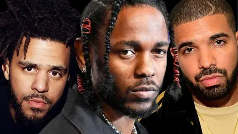 J.Cole, kendrick Lamar y Drake