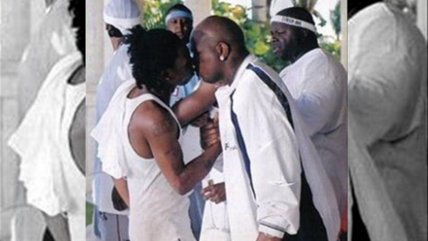 Imagen de archivo de Lil Wayne y Birdman bas&aacute;ndose