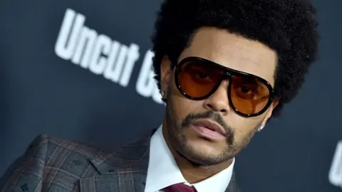 The Weeknd en una foto de archivo