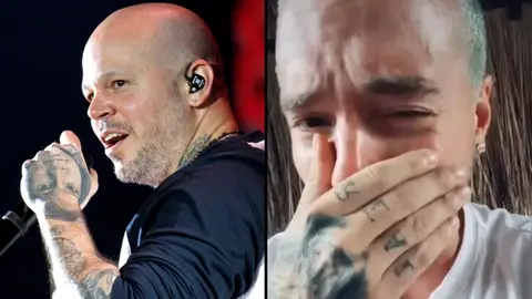 Residente y J.Balvin llorando