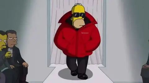 Imagen de Homer, sacada de un trozo del v&iacute;deo.
