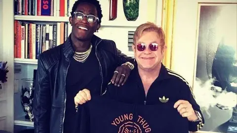 Elton John junto a Young Thug