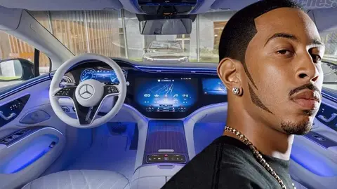 El Mercedes Benz EQS 580 fue probado por Ludacris por primera vez