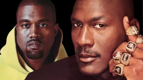 Kanye West y Michael Jordan