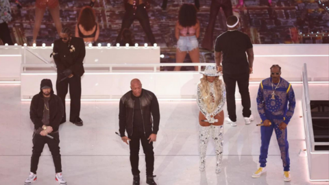 Eminem, Dr.Dre, Mery J Blige, Snoop Dogg y 50 Cent