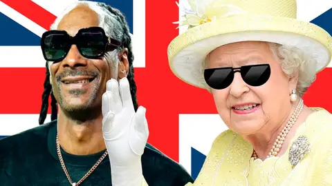Snoop Dogg y la Reina Isabel II