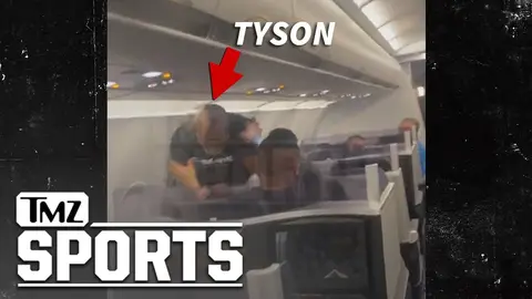 Tyson peg&aacute;ndole a un fan