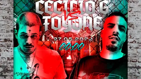 Cartel del combate Cecilio G y Foyone