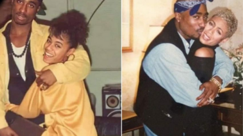 Tupac y Jada en fotos de archivo