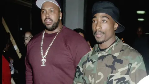 Suge Knight  y Tupac Shakur