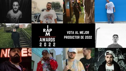 Nominados a mejor productor en los IAMRAP AWARDS 2022