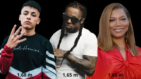 Altura de los artistas de rap