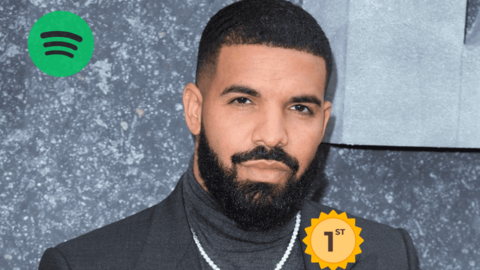 Drake supera el r&eacute;cord mensual de oyentes en Spotify de un rapero
