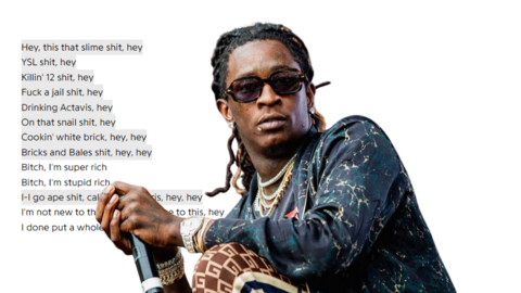 Young Thug y sus letras servir&aacute;n de prueba para el caso RICO