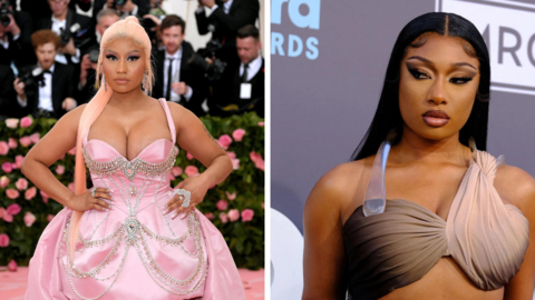 Nicki Minaj y Megan The Stallion en un beef