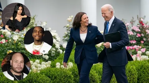 As&iacute; reaccion&oacute; el mundo del rap al abandono de Joe Biden de las elecciones estadounidenses