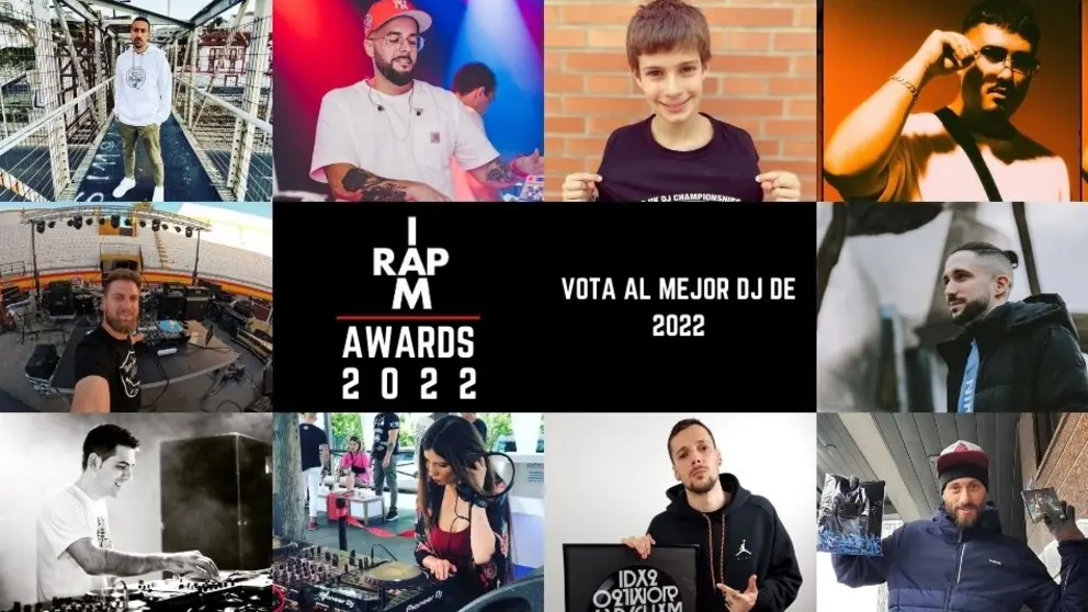Nominados a mejor DJ en los IAMRAP AWARDS 2022