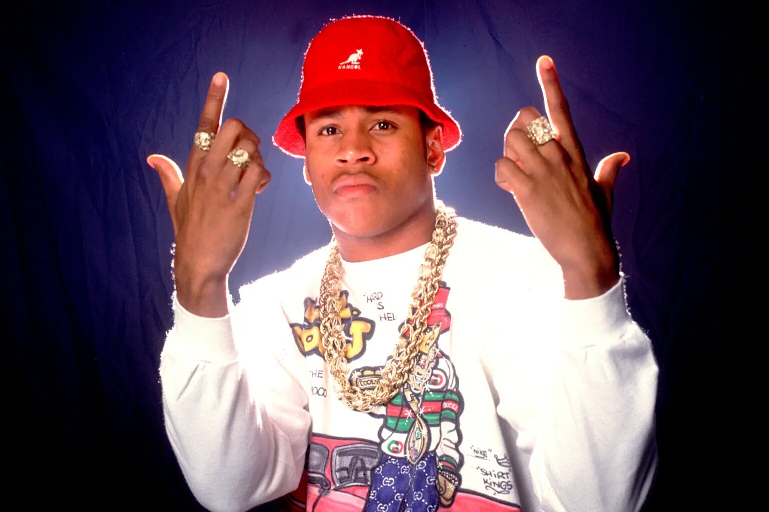 LL Cool J al inicio de su carrera. Imagen de Getty Images.