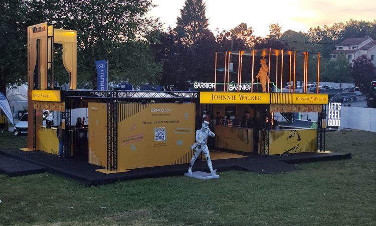 Stand de Johnnie Walker en O Son do Camiño 2024