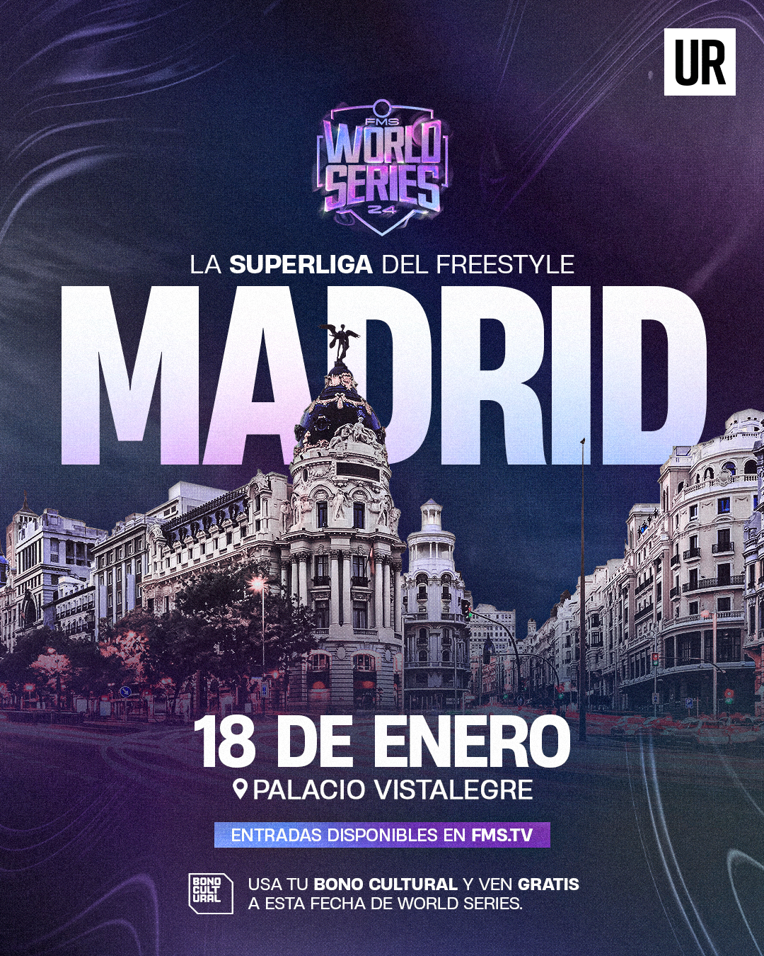 Cartel de la gran final de FMS World Series