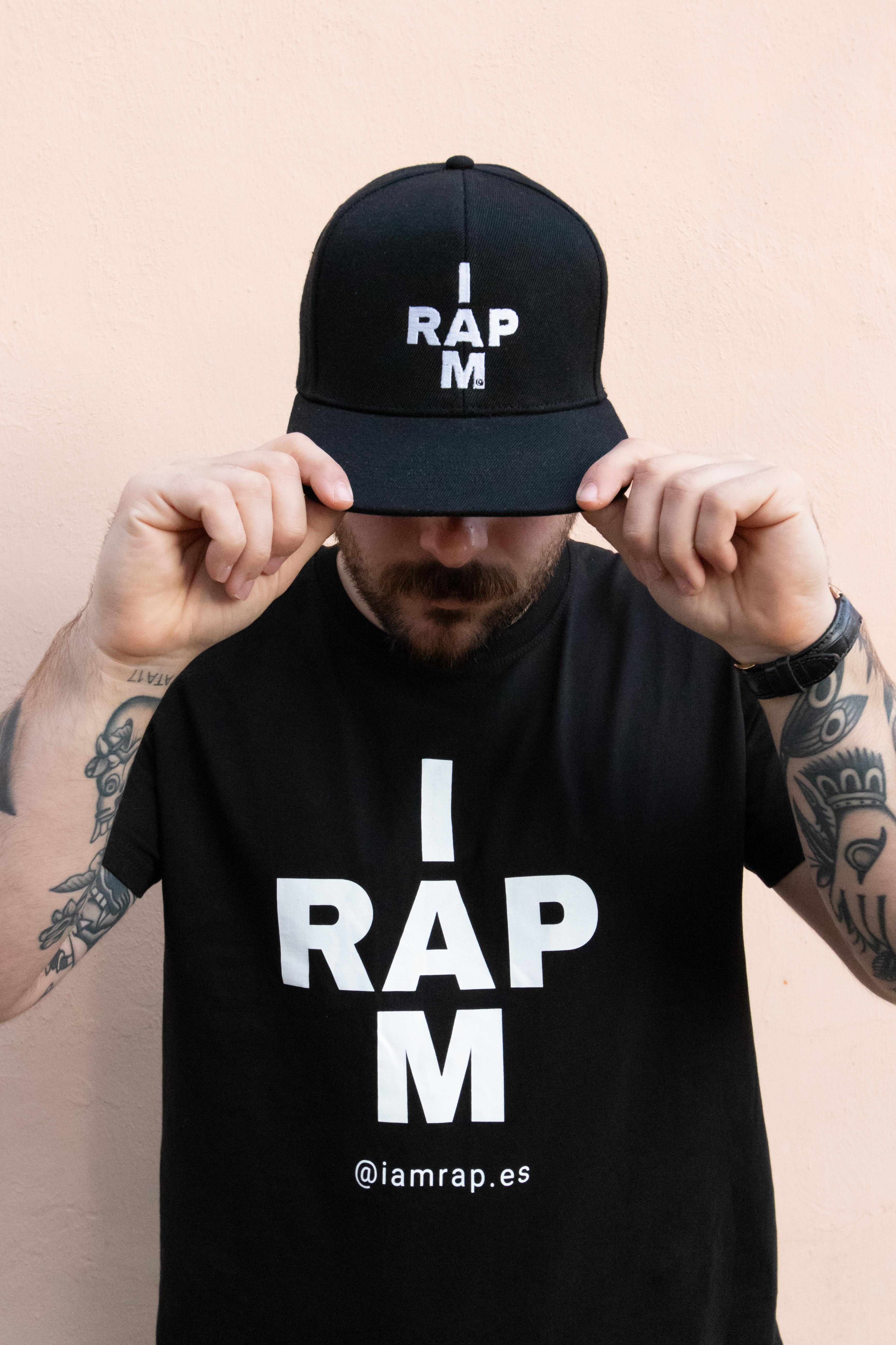 Camiseta y gorra I AM RAP